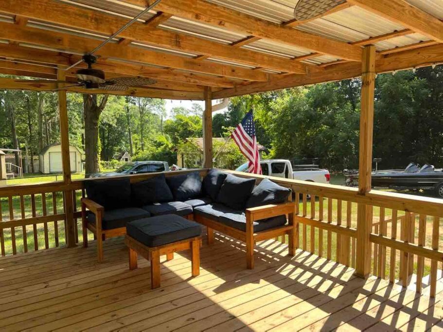 הוילה Brookeland Fishermans Retreat With Patio At Lake Sam Rayburn מראה חיצוני תמונה